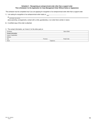 Form I (PFA718) Application for Case Management Order Without Notice or Appearance - British Columbia, Canada, Page 19