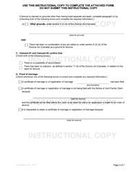 Form F1 Notice of Joint Family Claim - British Columbia, Canada, Page 3