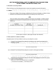 Form F1 Notice of Joint Family Claim - British Columbia, Canada, Page 4