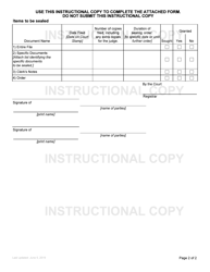 Form PD-35 Sealing Order - British Columbia, Canada, Page 2