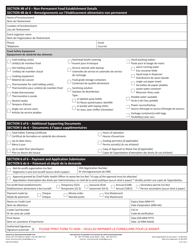 Form NWT9115 Application for Food Establishment Permit - Northwest Territories, Canada (English/French), Page 3