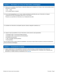 Demande De Modification De Permis - Quebec, Canada (French), Page 2