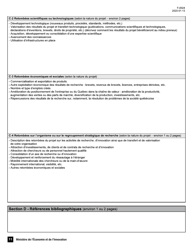 Forme F-0024 Pso-International Demande D&#039;aide Financiere - Quebec, Canada (French), Page 11