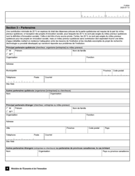 Forme F-0024 Pso-International Demande D&#039;aide Financiere - Quebec, Canada (French), Page 4