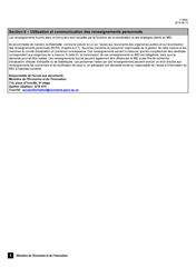 Forme F-0042 Congre Fiscal Pour Experts Etrangers Demande De Certificat D&#039;expert - Quebec, Canada (French), Page 5
