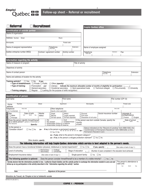 Form 6478-01A  Printable Pdf