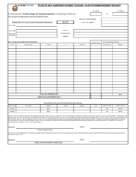 Form A-4M &quot;State of New Hampshire Payment Voucher - in-State Reimbursement Request&quot; - New Hampshire