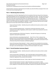 Instructions for Form NHDES-A-01-021 Title V Operating Permit Semi-annual Permit Deviation and Monitoring Report - New Hampshire, Page 2