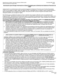 Document preview: BFA Formulario 752A Autorizacion Para Divulgar Informacion De Salud Protegida Para La Solicitud De Asistencia Financiera De Fanf - New Hampshire (Spanish)