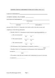 Form CPLC300 Certification of Amendment Pursuant to Rsa 356-b: 54, V - New Hampshire