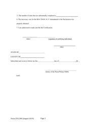 Form CPLC300 Certification of Amendment Pursuant to Rsa 356-b: 54, V - New Hampshire, Page 2