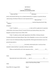 Form CPLC122 Application for 10 Residential Unit Exemption - New Hampshire, Page 8
