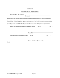Form CPLC100 Comprehensive Registration Application - New Hampshire, Page 16