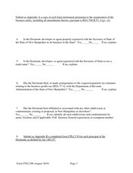 Form CPLC100 Comprehensive Registration Application - New Hampshire, Page 3