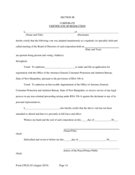 Form CPLS110 Abbreviated Registration Application - New Hampshire, Page 14