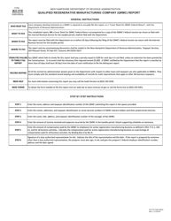 Form AU-210 Qualified Regenerative Manufacturing Company (Qrmc) Report - New Hampshire, Page 2