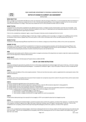 Form CU-18 Notice of Change in Current Use Assessment - New Hampshire, Page 2