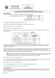 Instructions for Form DP-153 Medicaid Enhancement Tax Return - New Hampshire, Page 2