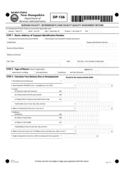 Form DP-156 Nursing Facility / Intermediate Care Facility Quality Assessment Return - New Hampshire