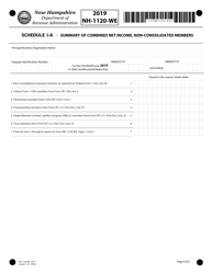 Form NH-1120-WE Combined Business Profits Tax Return - New Hampshire, Page 4