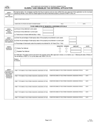 Form PA-30 Elderly and Disabled Tax Deferral Application - New Hampshire, Page 2