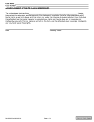 Form NHJB-2093-SE Acknowledgment of Rights - Class a Misdemeanor - New Hampshire, Page 4