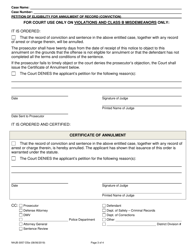 Form NHJB-3057-DSE Petition of Eligibility for Annulment of Record Conviction: for Offenses Resolved 01/01/2019 or Later - New Hampshire, Page 3
