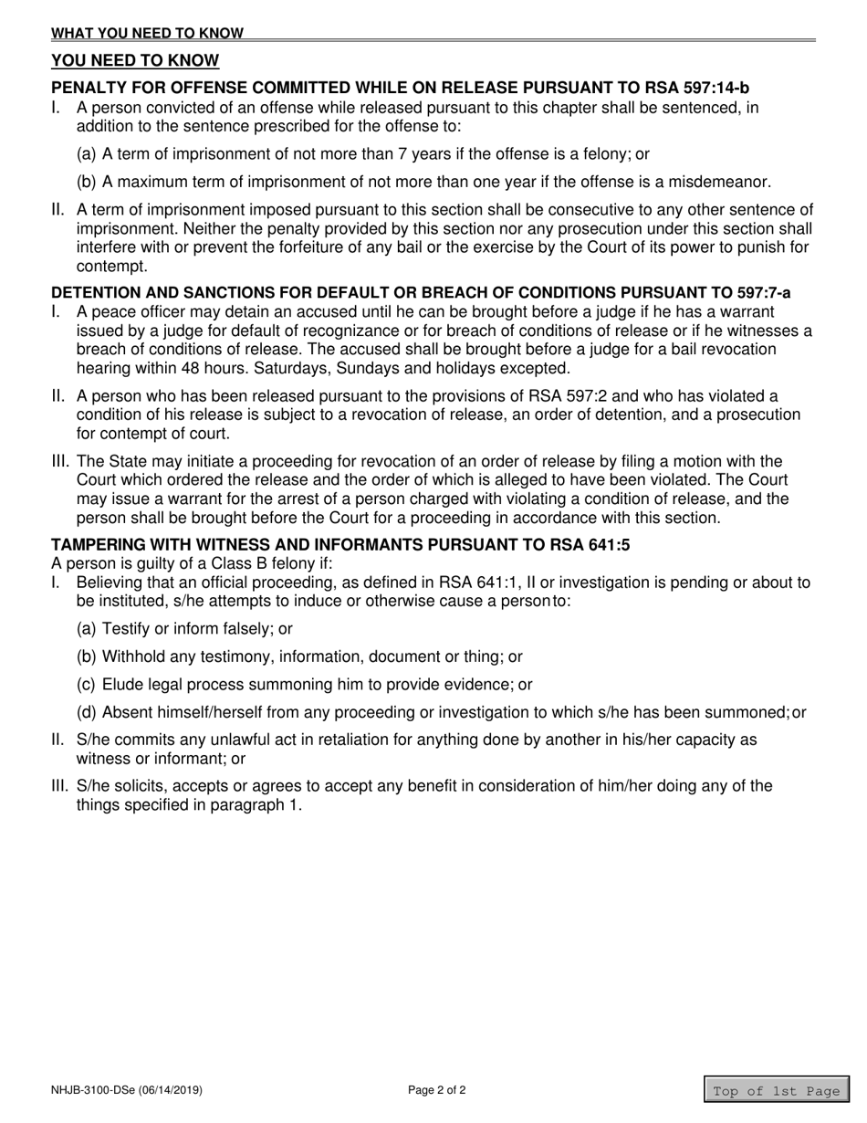 Form NHJB-3100-DSE What You Need to Know - New Hampshire, Page 2