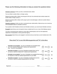 Form DSMV612 Cdl Medical Card and Certification Form - New Hampshire, Page 2