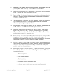 Application for Certification as a Private Firefighting Unit - New Hampshire, Page 4