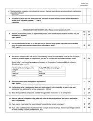Form 324 &quot;Meal Review Form for Residential Child Care Institutions (Rccis) and Juvenile Detention Centers&quot; - New Jersey, Page 2