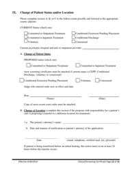 Clinical/Screening Certificate for Involuntary Commitment of Mentally Ill Adults - New Jersey, Page 12