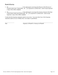 Form 10327 Civil Action Complaint (State Equalization Table - School Aid) - New Jersey, Page 3