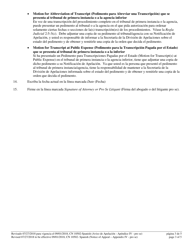 Form 10502 Appendix IV Notice of Appeal - New Jersey (English/Spanish), Page 3