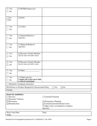 Form 10746 Child Welfare Mediation Referral Form - New Jersey, Page 2