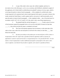 Form 11215 Order to Show Cause Probate Part Action - New Jersey, Page 3