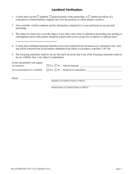 Form 11252 Appendix XI-X Verified Complaint Landlord - Tenant - New Jersey, Page 3