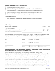 Form 11492 Non-divorce Application for Custody, Child/Spousal Support or Parenting Time (Visitation) - Non-dissolution &quot;fd&quot; Case - New Jersey, Page 13