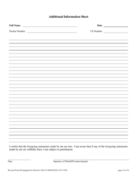 Form 11492 Non-divorce Application for Custody, Child/Spousal Support or Parenting Time (Visitation) - Non-dissolution &quot;fd&quot; Case - New Jersey, Page 14