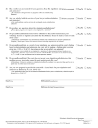 Form 11707 Voluntary Stipulation and Admission Pursuant to N.j.s.a. 30:4c-12 - New Jersey (English/Spanish), Page 4