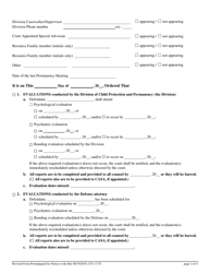 Form 11735 Guardianship Scheduling Order - New Jersey, Page 2