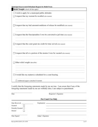 Form 11870 Incarcerated Defendant Request for Relief Form - New Jersey, Page 2