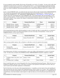 Form 11800 Guardianship Report Ez Accounting Form - New Jersey, Page 2