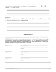 Form 11800 Guardianship Report Ez Accounting Form - New Jersey, Page 6