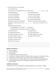 Form 11917 Attorney Supplement to Complaint/Modification - Non-dissolution Action - New Jersey, Page 2