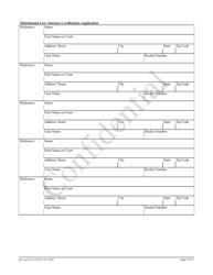 Form 11993 Matrimonial Law Attorney Certification Application - New Jersey, Page 3