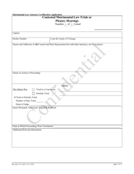 Form 11993 Matrimonial Law Attorney Certification Application - New Jersey, Page 7