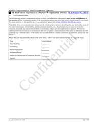 Form 11994 Workers&#039; Compensation Law Attorney Certification Application - New Jersey, Page 4