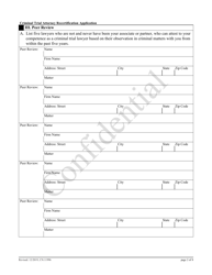 Form 11996 Criminal Trial Attorney Recertification Application - New Jersey, Page 2