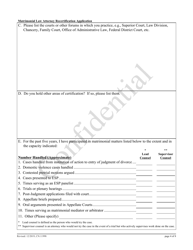 Form 11998 Matrimonial Law Attorney Recertification Application - New Jersey, Page 4